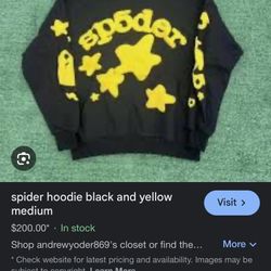 Sp5der Black And Yellow M