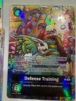 Digimon TCG Defense Training P-107 Holo Promo Card