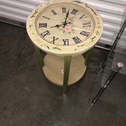 Clock End Table 