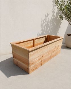 Custom Cedar Planter Box Built to Order