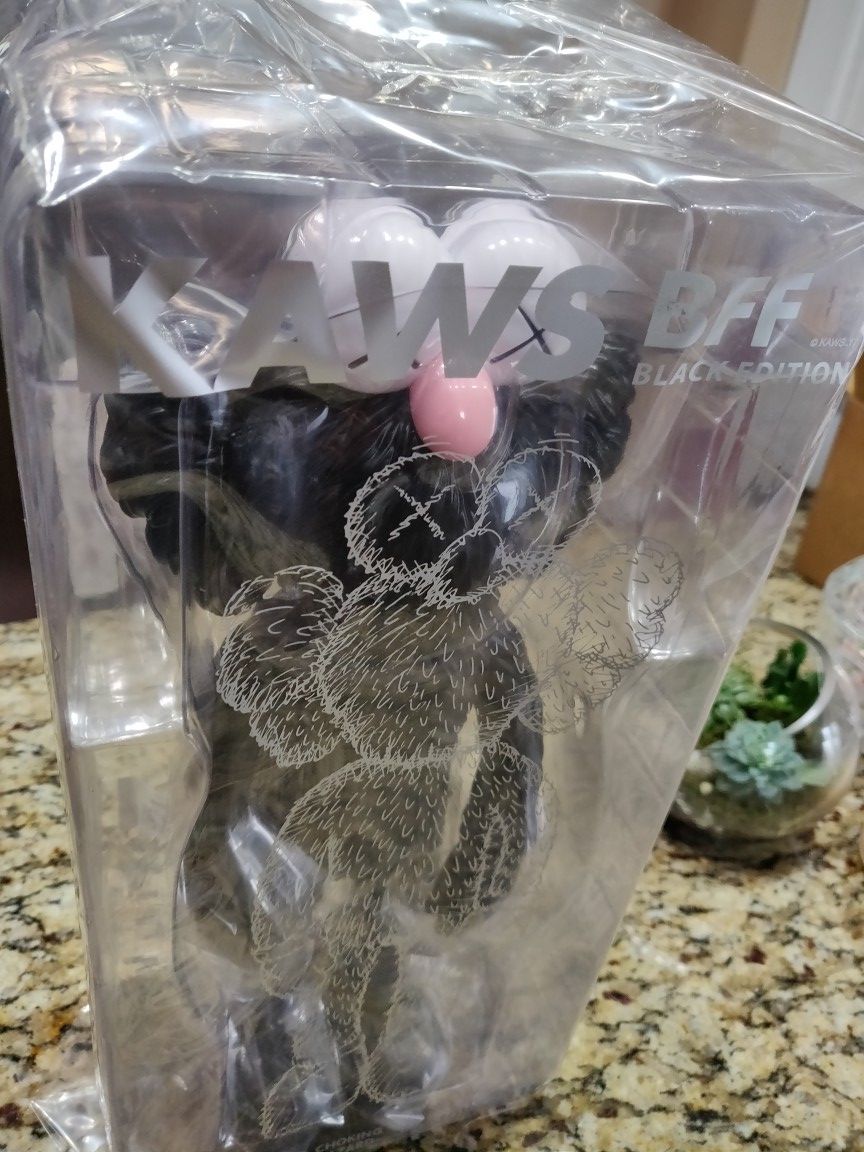 KAWS BFF (Black) Open Edition Vinyl Figure
