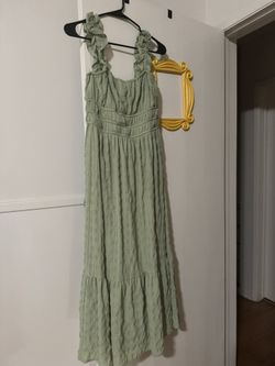Long Light Green Dress (Bought At Macys)