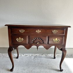 Drexel Queen Anne Style Lowboy Dresser