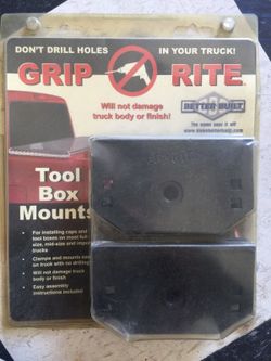 Tool box mounts brand-new