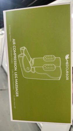 Medcursor Air Compression Leg Massager - Cordless Calf Massager - New in Box