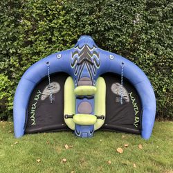 Manta ray flying tube