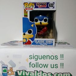 Classic Sonic The Hedgehog Game Running Sonic #632 POP Vinyl Figure NEW MIB