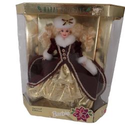 Vintage 1996 Barbie Doll Happy Holidays Special Edition