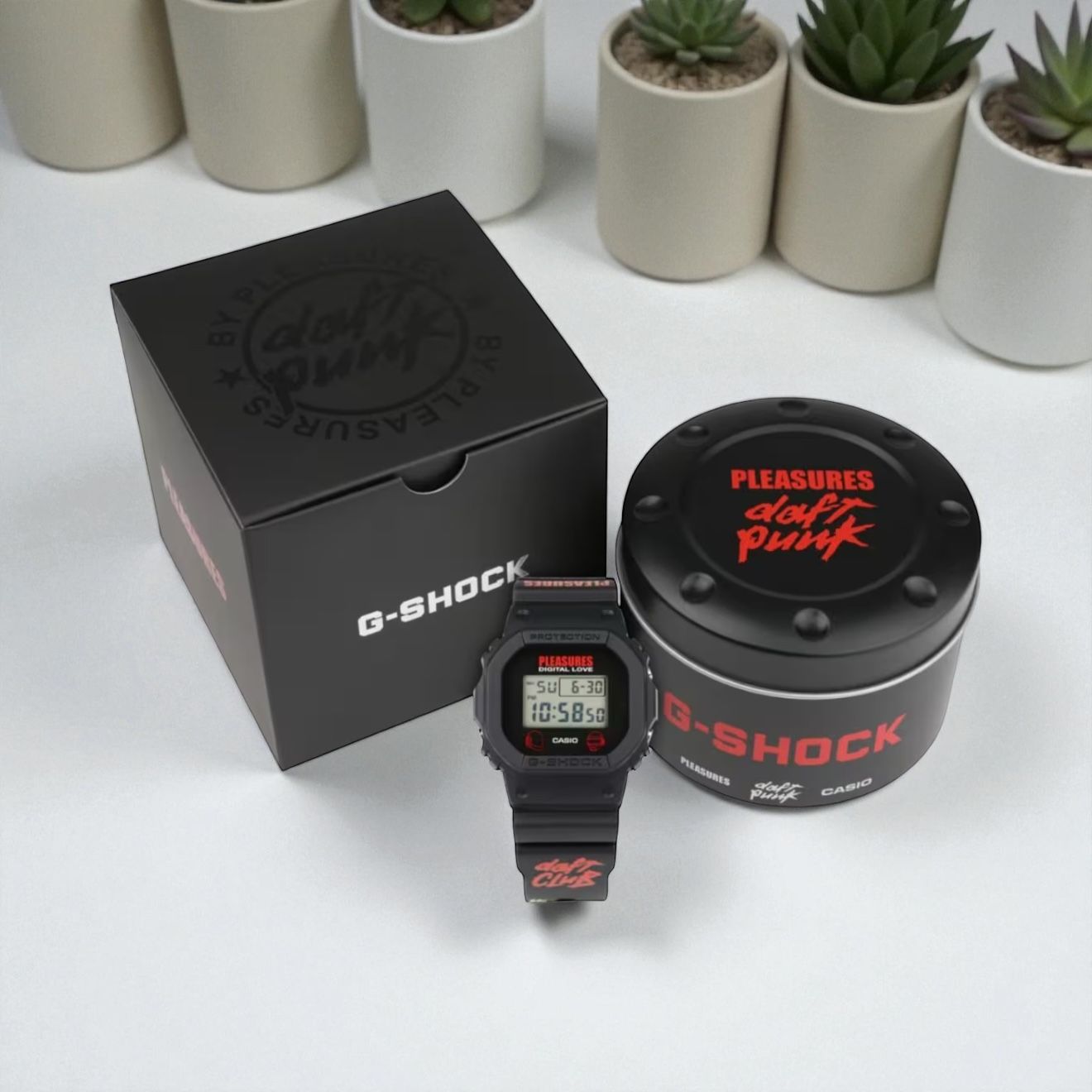 Casio G-Shock Pleasures Daft Punk DW5600PDP(contact info removed) Series Watch Limited