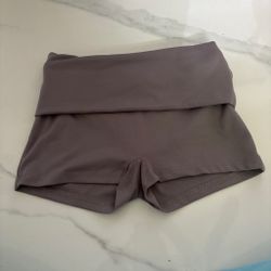 Women's low Waist Fold-Over Athletic Shorts
