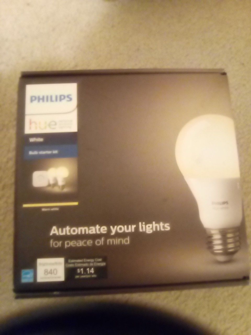 Philips hue white bulb starter kit