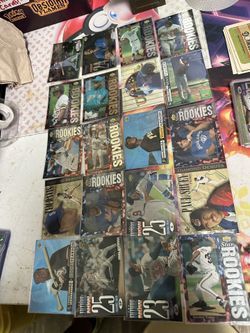 90s Baseball Holo Rookie Cards