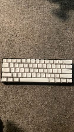 60% Mechanical Keyboard White Keycaps