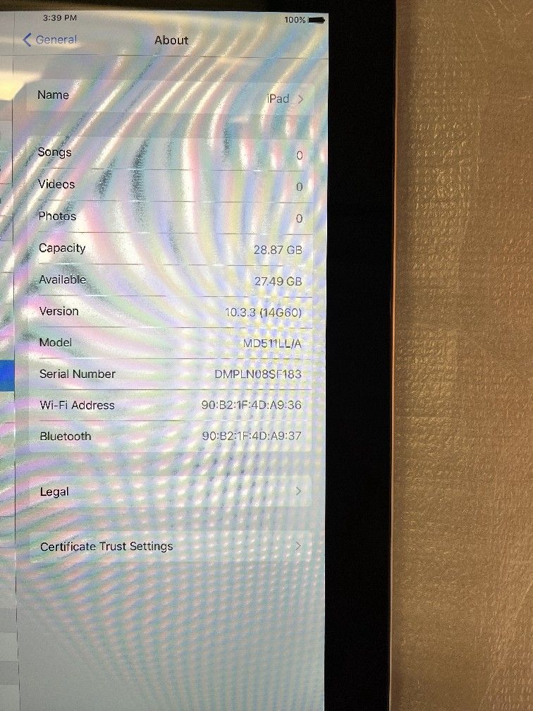 iPad 4th Generation (like new)