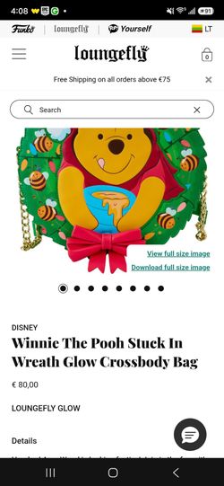 Brand New Loungefly Disney Winnie The Pooh Crossbody Bag