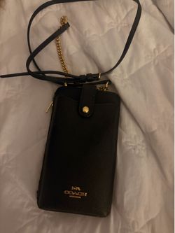 Coach phone cross body purse