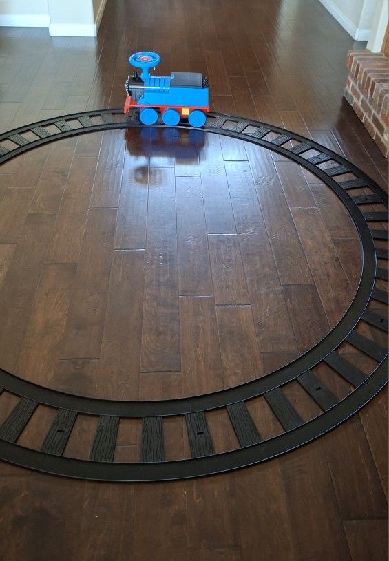 6v Electric Kids Ride On Car Toy Train With 16 Tracks-Navy