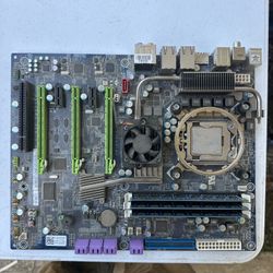 Mother Board With Components 