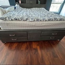 California King Bed Set-Almost New 