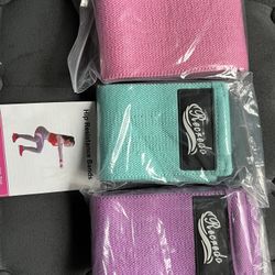 Booty Bands, Recredo Non Slip Resistance Bands for Legs and Butt, Workout Bands Exercise Bands Glute Bands for Women