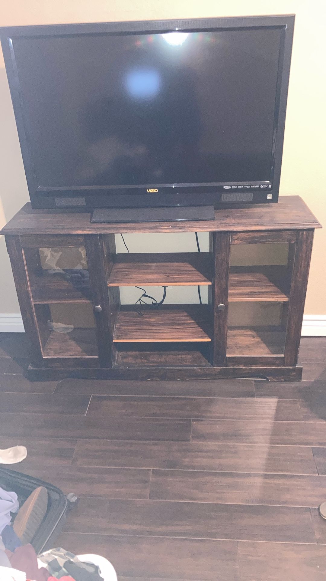TV Stand and Small Book Shelf