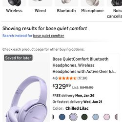 Bosé Quietcomfort Noise Cancelling Headphones