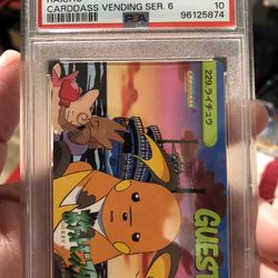 Pokemon Bandai Carddass Anime Collection PSA 10