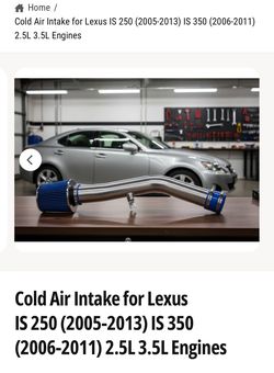 Lexus intake