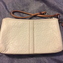 Name Brand leather wristlet