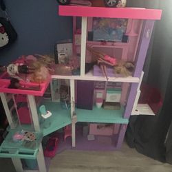 Babrie Dream House With Cars/barbies