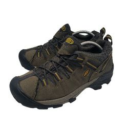 KEEN Mens 'Targhee II' KeenDry Waterproof Hiking Shoes Raven/Olive Size 10.5 M