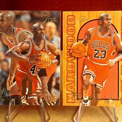 FLAIR 1994-95 Michael Jordan #326 95-96 Hardwood Leaders #4