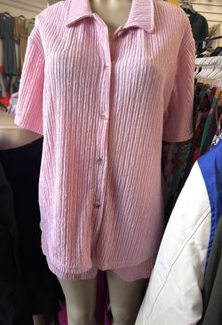 Woman Comfy Shorts And Shirt Or Use As Pjs