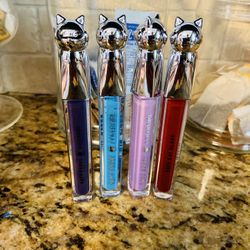 Set of 4 covergirl Katy perry Katy kat lip gloss #3•mix shades•all for $12