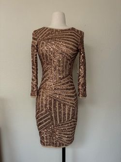 New Forever 21 Copper Sequin Dress, size Small