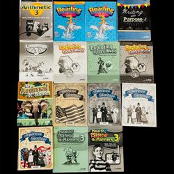 Abeka Program, School Books For 3rd Grade.