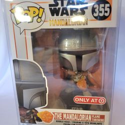 Funko Pop! Star Wars: The Mandalorian Flame Throwing #355