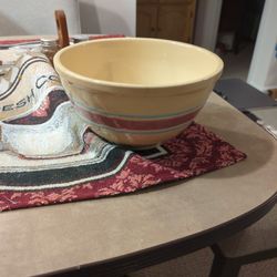 Vintage Crock Bowl Number 8