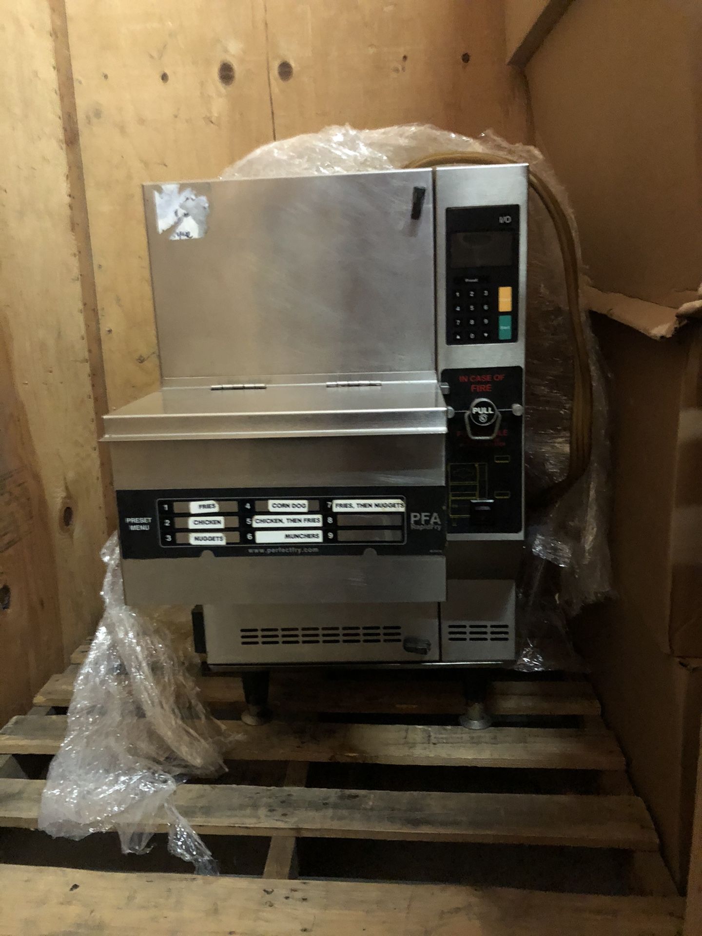 Perfect fry 720pfa Ventless fryer