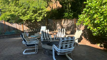 Backyard chairs