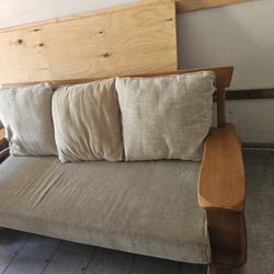 Wood couch gotten in Korea