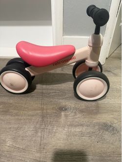 Retrospec pink balance bike toddler