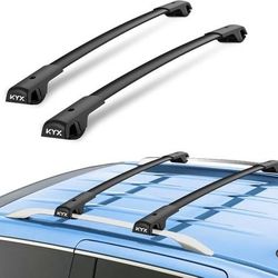 NEW Roof Rack Cross Bars for 2014-2021 Forester Crosstrek 2013-2017 Impreza 2012-2021 Aviation Aluminum Crossbars Matte Black for Bike Luggage Rack Ka