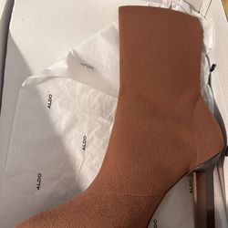 Aldo Boots With Clear Heel 9