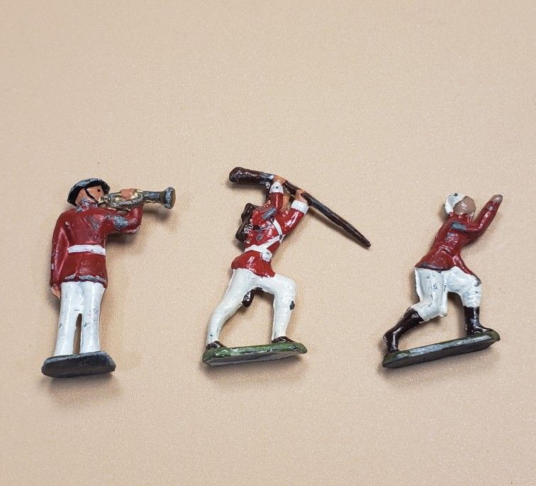Vintage Lead Aluminum Toy Soldiers