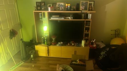 Wall unit tv stand