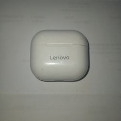 Lenovo Charger Case With Right Earbud White