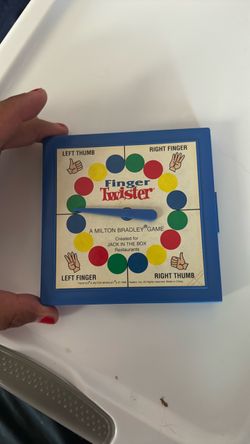 Finger Twister Milton Bradley Jack in the Box Game