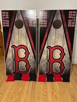 Boston Red Sox Corn Hole Boards