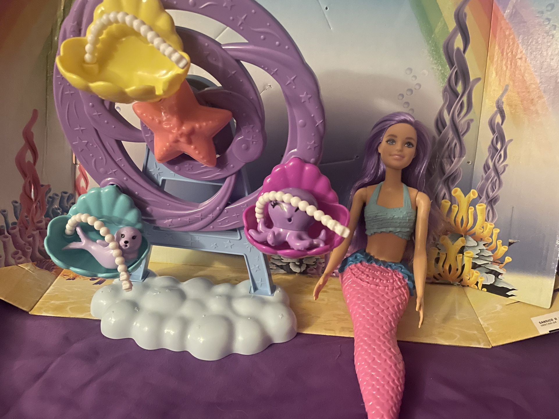 Barbie Mermaid Nursery Doll And Playset